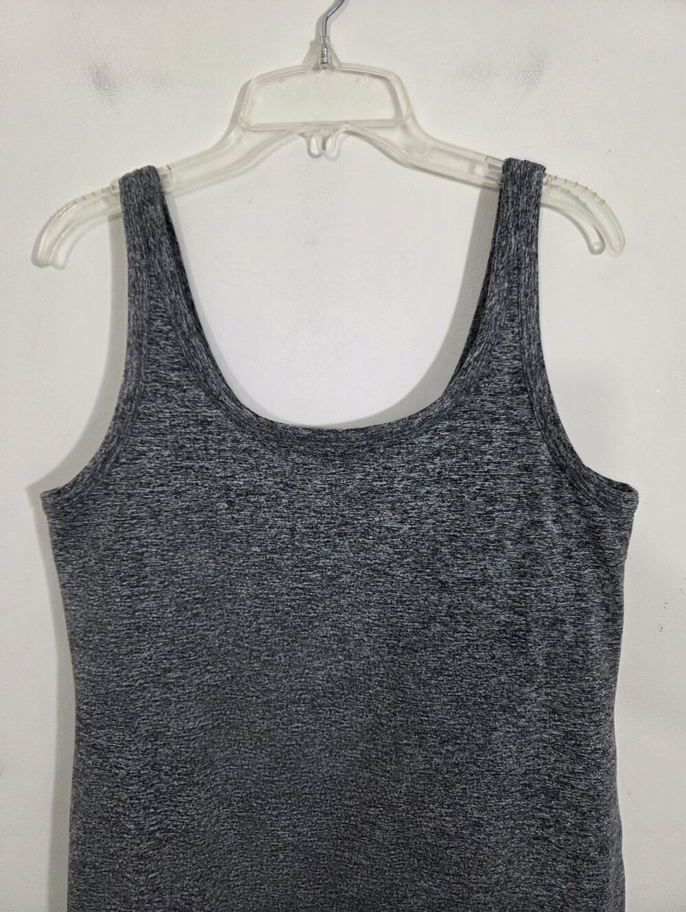 Vuori Halo Essential DreamKnit Dress Heathered Grey Black Size Large Athletic - Picture 3 of 7